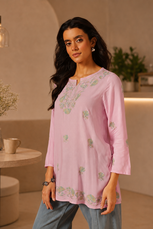 Zayesha A-line Short Kurti For Women