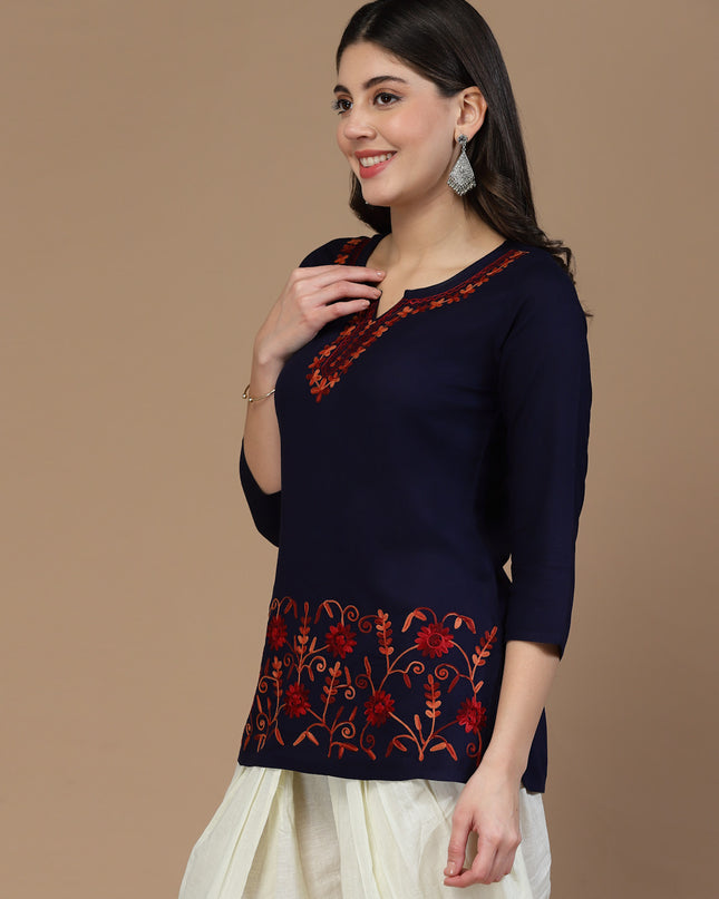 Hiba Aari Short Kurti For Women
