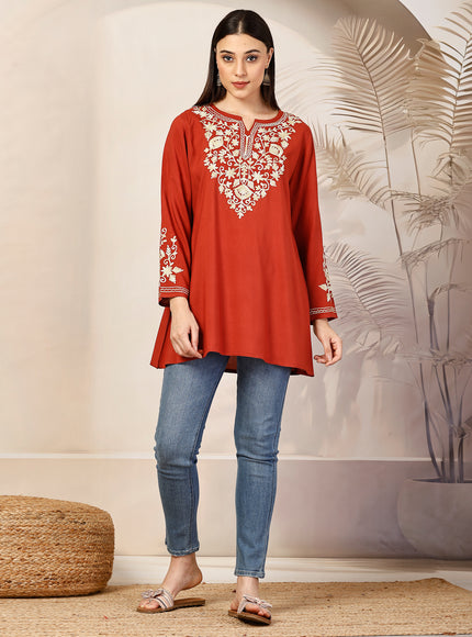 Jasmine A-Line Short Kurti For Women