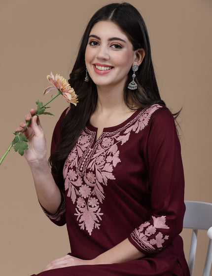 Mehak Mustard Long Kurti For Women