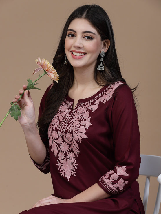 Mehak Mustard Long Kurti For Women