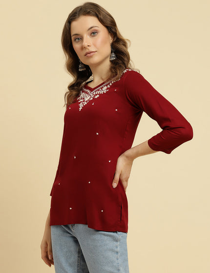 Boota Reel Short Kurti For Women