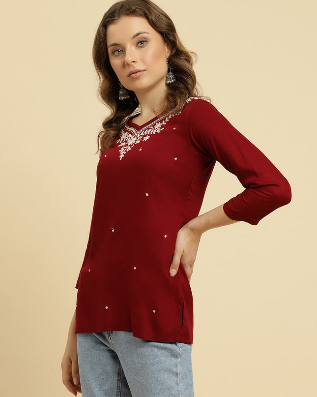 Boota Reel Short Kurti For Women