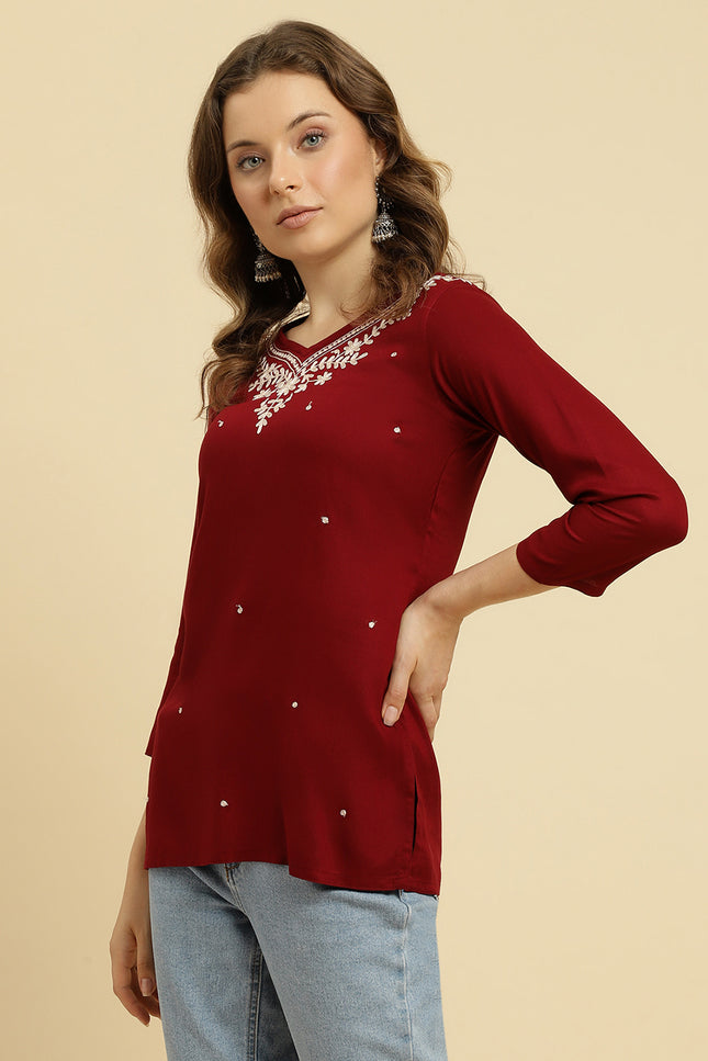 Boota Reel Short Kurti For Women