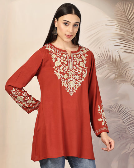 Jasmine A-Line Short Kurti For Women