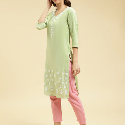 Gul Aari Long Kurti For Women