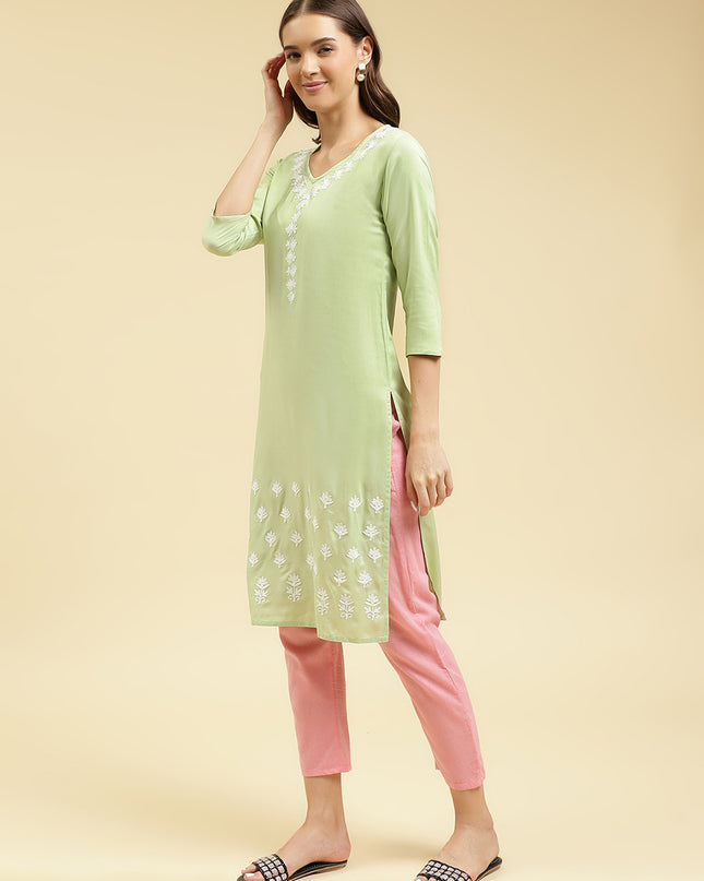 Gul Aari Long Kurti For Women