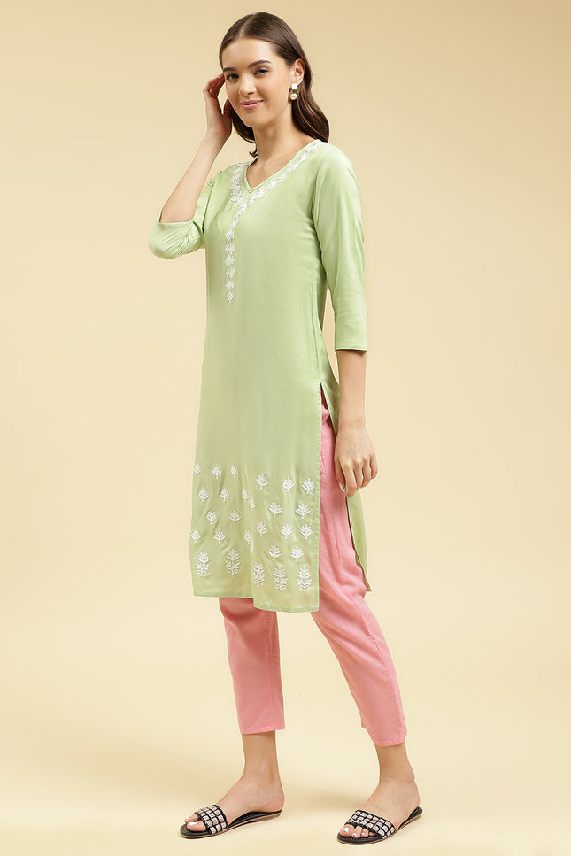 Gul Aari Long Kurti For Women