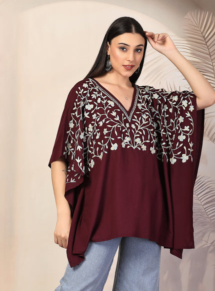 Sheen Kaftan Short Kurti For Women