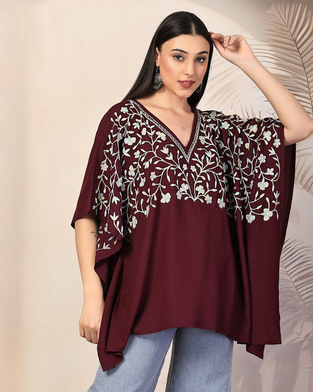 Sheen Kaftan Short Kurti For Women