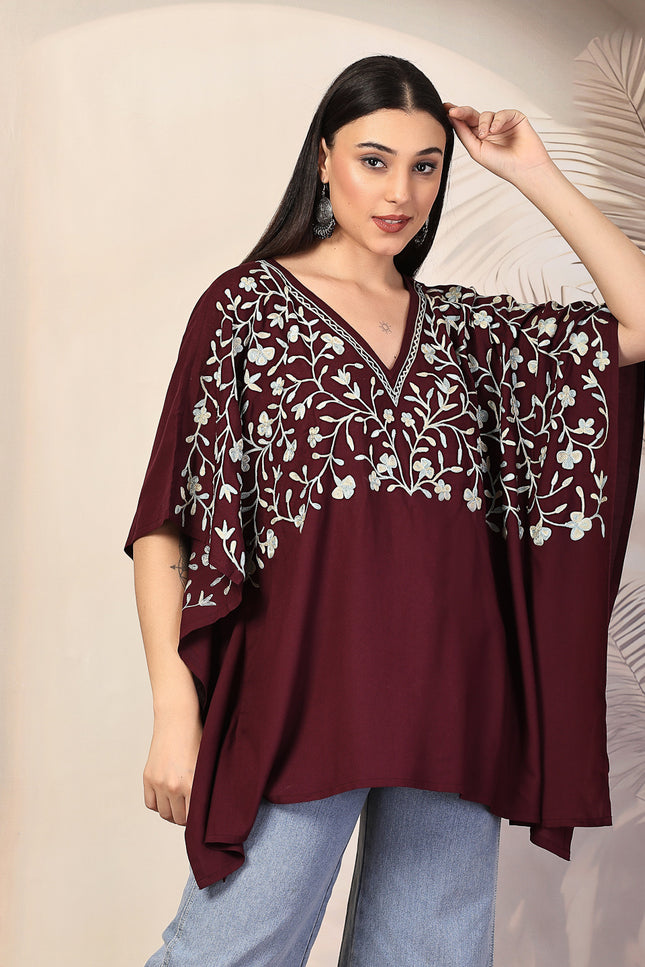 Sheen Kaftan Short Kurti For Women