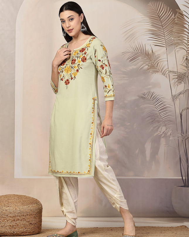 Mahnaz Aari Long Kurti For Women