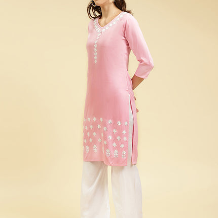 Gul Aari Long Kurti For Women