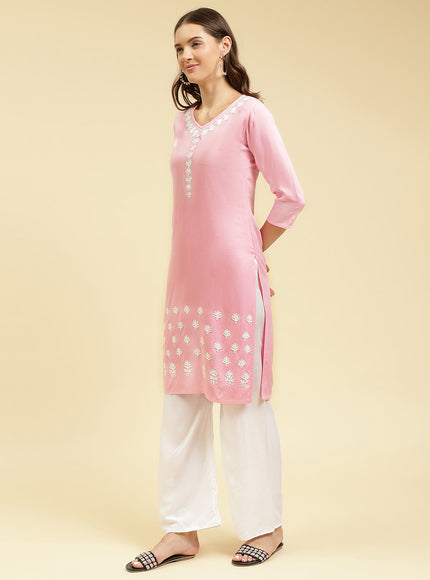 Gul Aari Long Kurti For Women