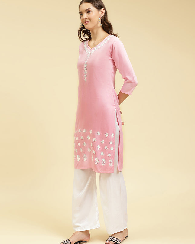Gul Aari Long Kurti For Women