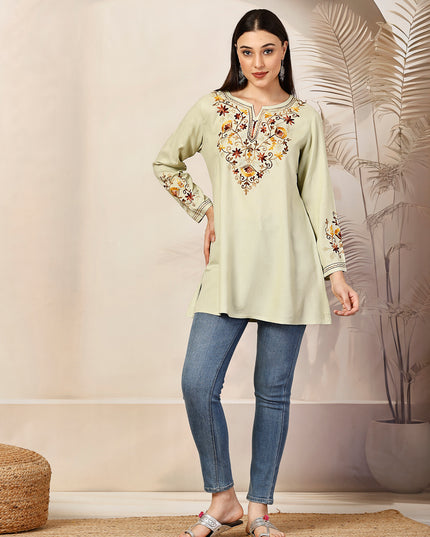 Jasmine A-Line Short Kurti For Women
