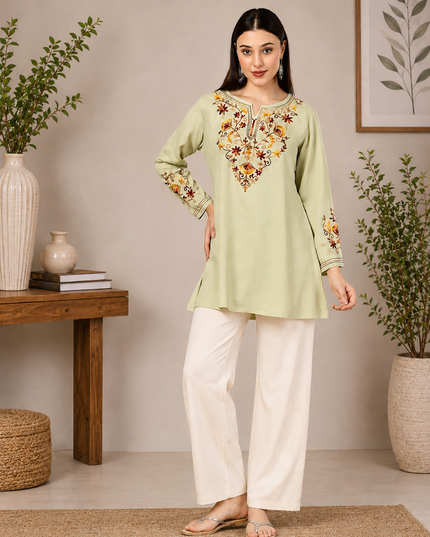 Jasmine A-Line Short Kurti For Women