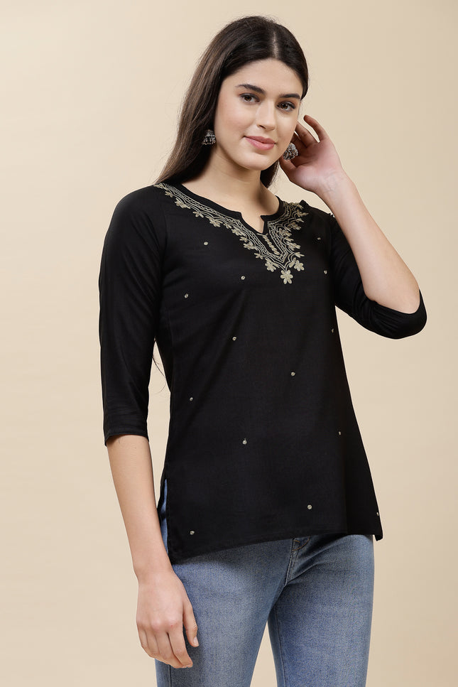 Pash Boota Short Kurti For Women