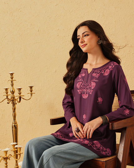 Zayesha A-line Short Kurti For Women