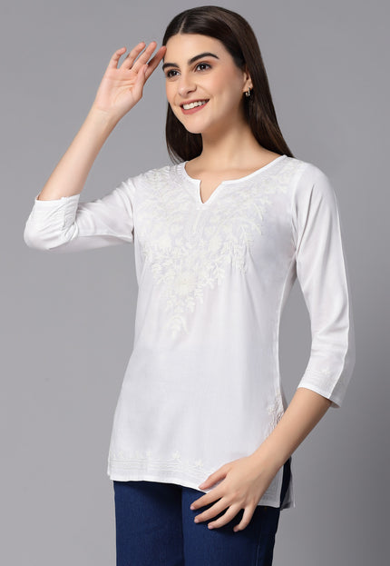 Zahra Self Aari Short Kurti For Women