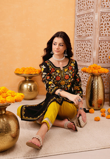 Mahnaz Aari Long Kurti For Women