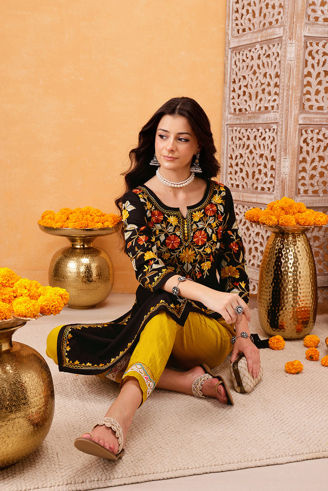 Mahnaz Aari Long Kurti For Women