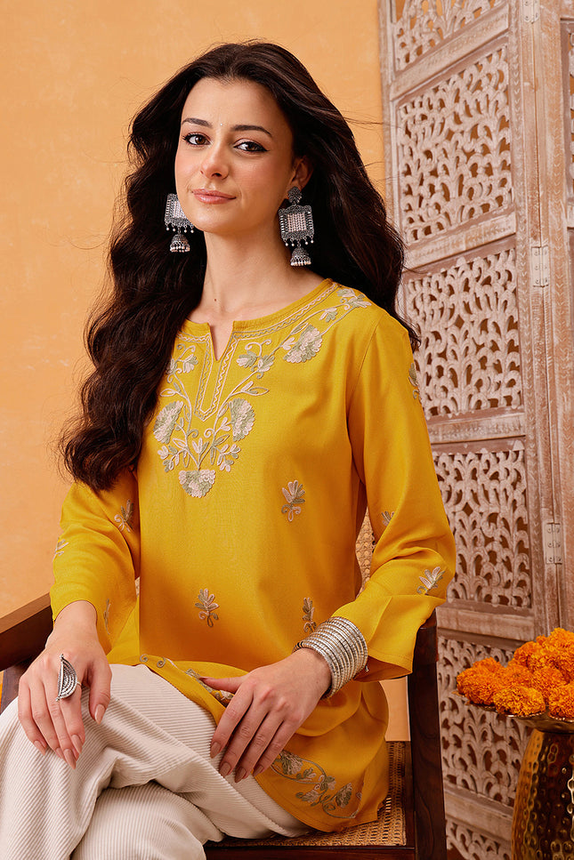 Zayesha A-line Short Kurti For Women