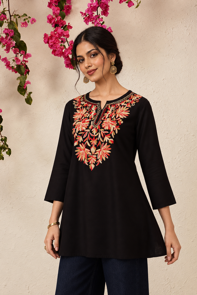 Fiza A-Line Short Kurti For Women