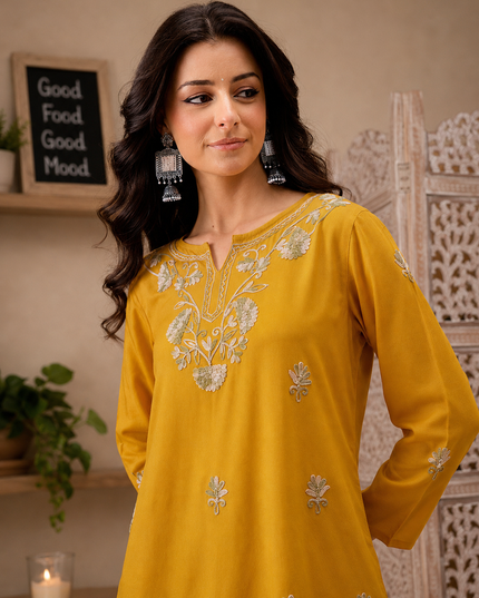 Zayesha A-line Short Kurti For Women
