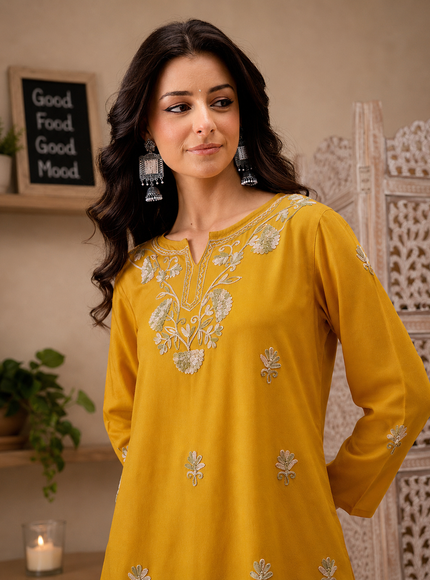 Zayesha A-line Short Kurti For Women