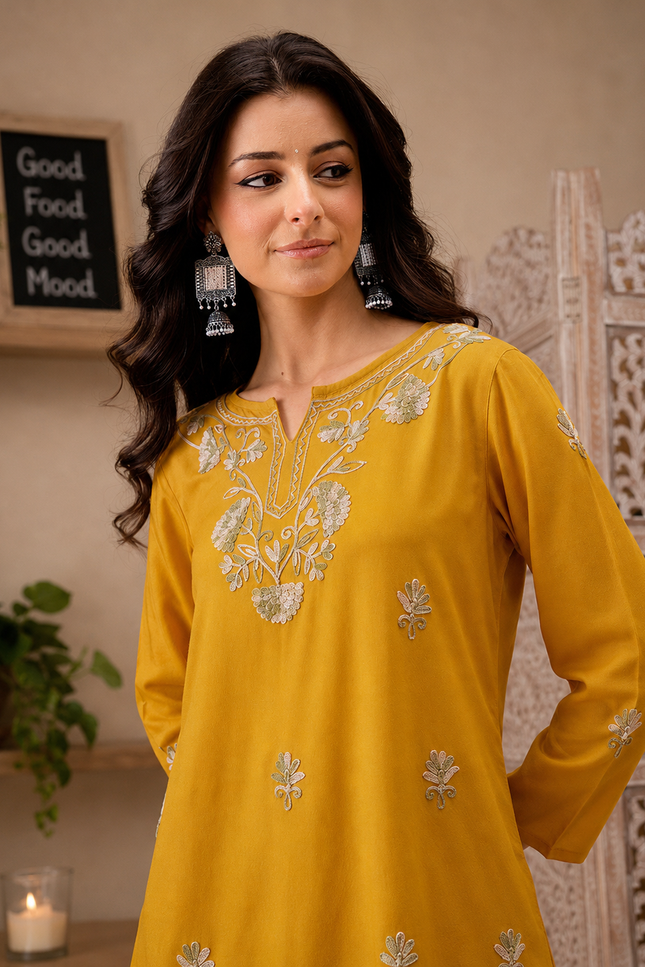 Zayesha A-line Short Kurti For Women