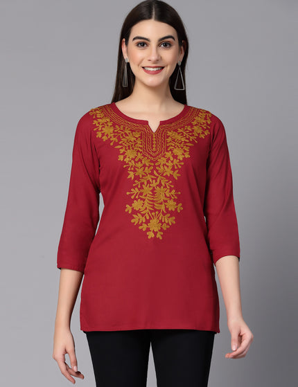 Aari Short Kurti For Women