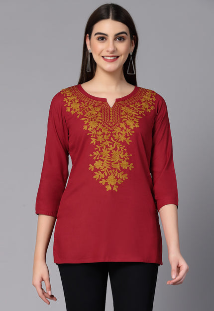 Aari Short Kurti For Women
