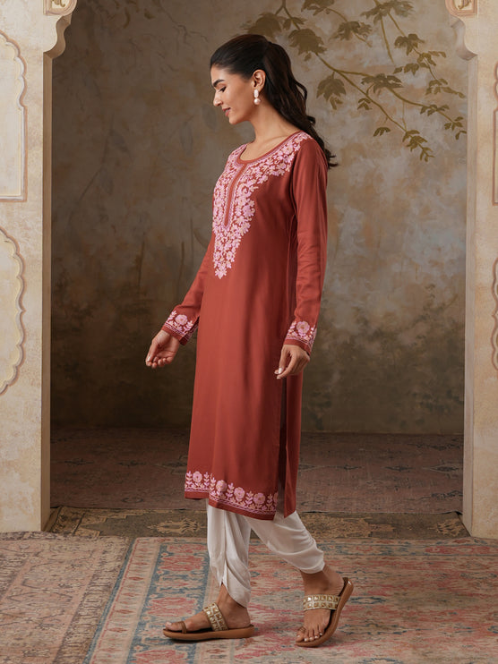 Firdousi Long Kurti For Women