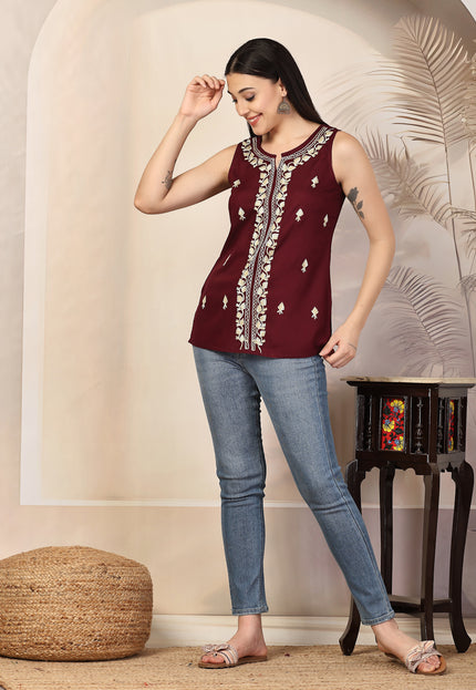 Iqra Sleeveless Kurti For Women