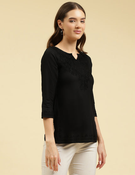 Zahra Self Aari Short Kurti For Women