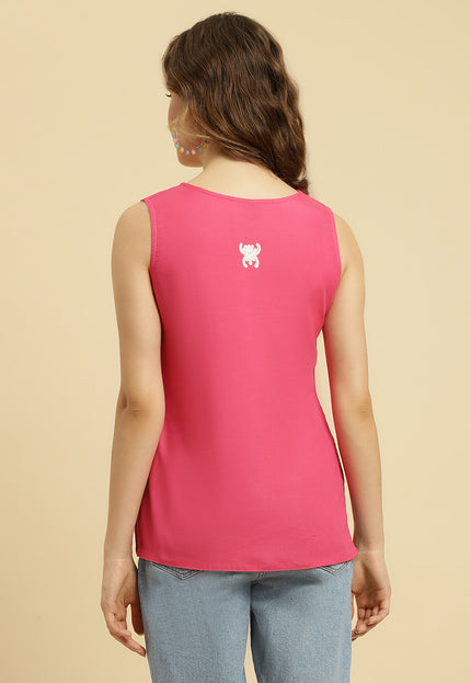Aari Sleeveless Short Kurti For Women