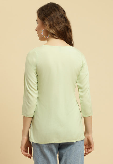 Pash Boota Short Kurti For Women