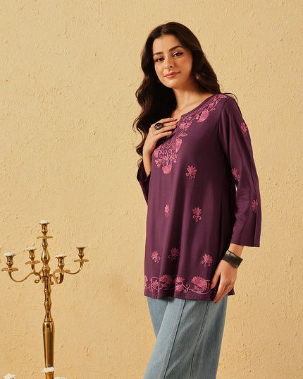 Zayesha A-line Short Kurti For Women