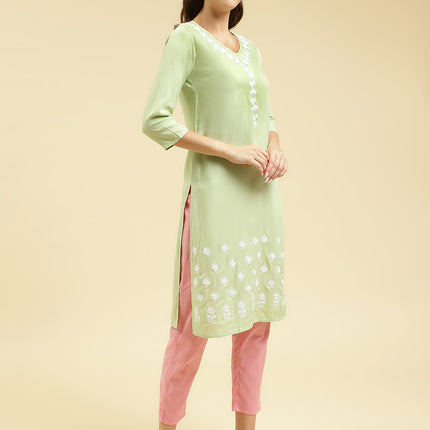 Gul Aari Long Kurti For Women