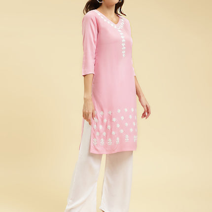 Gul Aari Long Kurti For Women