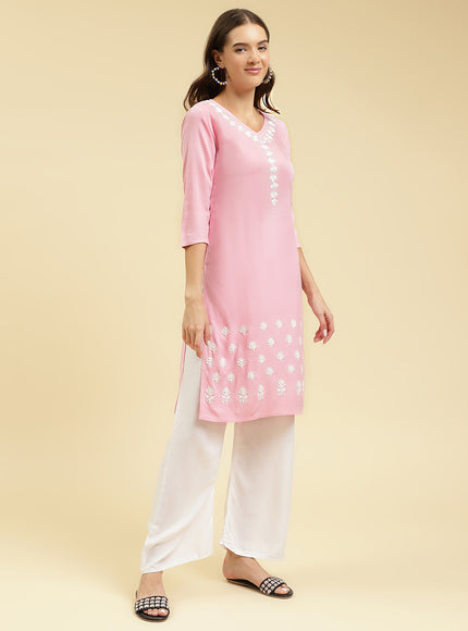 Gul Aari Long Kurti For Women