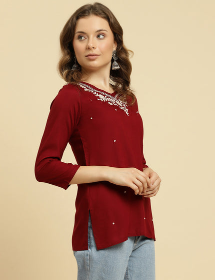 Boota Reel Short Kurti For Women