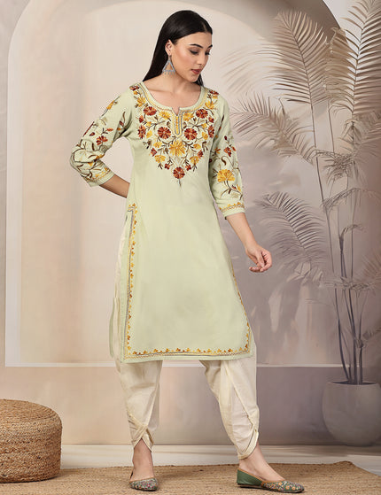 Mahnaz Aari Long Kurti For Women