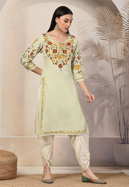 Mahnaz Aari Long Kurti For Women