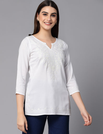Zahra Self Aari Short Kurti For Women