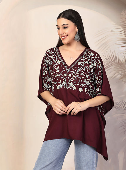 Sheen Kaftan Short Kurti For Women