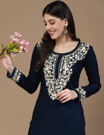 Firdousi Long Kurti For Women