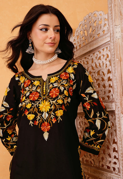 Mahnaz Aari Long Kurti For Women
