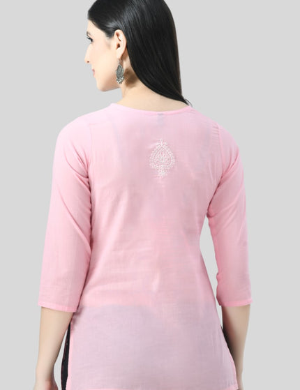 Chikan Short Kurti For Women